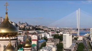 Красивый Владивосток. Beautiful Vladivostok. Достопримечательности столицы Приморья с дрона.