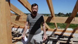 Монтаж стропильной системы. Кровельные работы в Беларуси