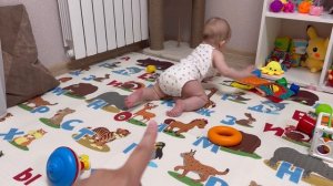 24 ЧАСА С ВОСЬМИМЕСЯЧНЫМ РЕБЁНКОМ :) Режим. Рост/вес. Умелки.