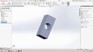 Редактирование эскиза + вытянутый вырез / Урок по SOLIDWORKS №3