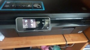 Принтер HP Photosmart 5510 печатает полосами. Заправка чернил в принтер.