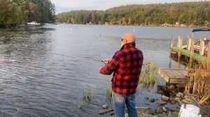 Рыбалка в Америке. Озеро Джордж. Штат Нью-Йорк.