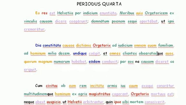 Чтение римских авторов Цезарь Четвертый период смотреть онлайн