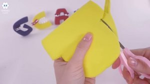 Making Alphabet Lore CAB with clay _ Stop motion animation