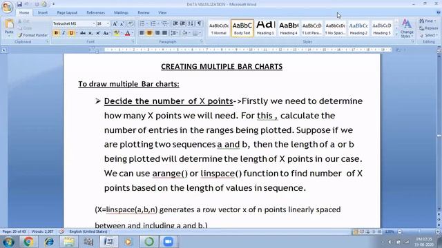 Data Visualization | MATPLOTLIB | LINE PLOT | BAR GRAPH | ANATOMY OF GRAPH | HISTOGRAM | IP CLASS-1