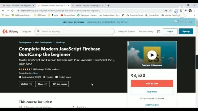 Udemy Free Certificate Courses JavaScript | Microsoft Excel | NLP Python Projects Online Classes