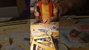 ремонт пластиковых беговых лыж . Продолжение.