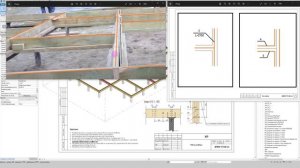 REVIT. Деревянный ростверк из трех досок