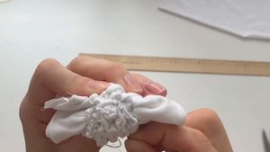 Как сшить летний однослойный ТЮРБАН с цветком из трикотажа