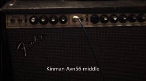 Ibanez Talman TM330M Stock Pickups vs Kinman Traditional MK-III