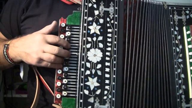 гармонь  Любительская и её звучание . Играет Сергей Замбровский ( Германия)