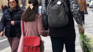 Как утеплились модницы Cтрит стайл Что модно Что надето Как одеваются россиянки Street Fashion Осен