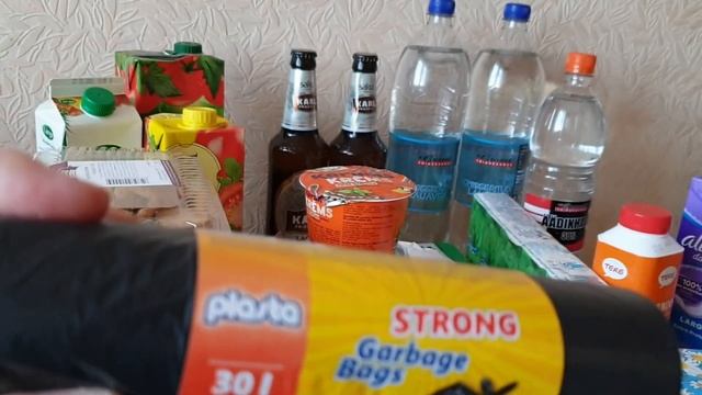 Закупка продуктов.Сколько стоят продукты в самом дешевом магазине Таллинна.Цены на еду в Эстонии