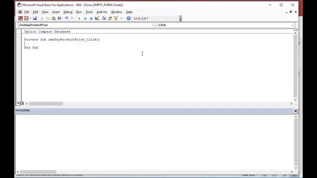 Getting Started with MS Access Visual Basic for Applications - VBA Code-Behind and Modules