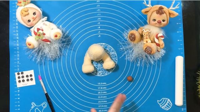 Cómo Hacer MUÑECO DE NAVIDAD | Erica Ferrari Porcelana Fría | Tutorial Fácil