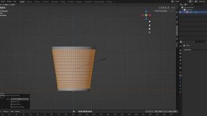 Как создать сетку для корзины в Blender