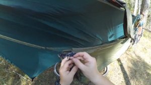 Как сделать UNDERQUILT. Самодельный гамак-палатка. Сезон 2