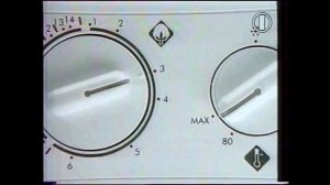 Indesit washing machine commercial 1995 (on Russian)