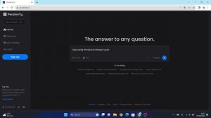 Cara Menggunakan Perplexity ai | Artificial Intelligence