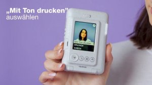 instax mini LiPlay Tutorial 2 - Sofortbild mit Sound