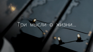 Интервью "Три мысли о жизни"
