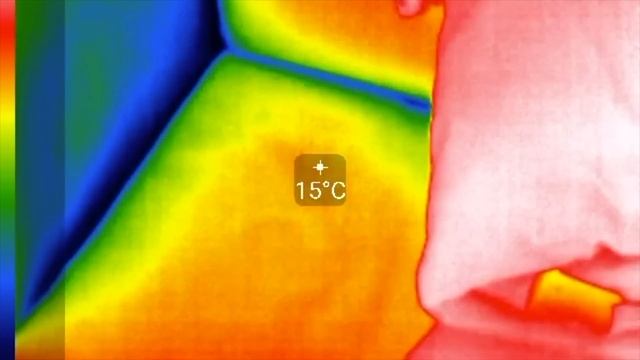 Тест с тепловизором отопителя планар, стеклопакетов и теплоизоляции в самодельном автодоме зимой