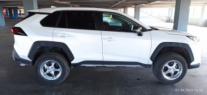Toyota RAV4 XA50 2019+ Лифт 30См. Проставки RC2.5 + пружины Espelir Super Upsus + проставки 5См