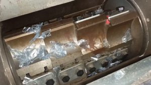 Дробилка ножевая. Первый запуск