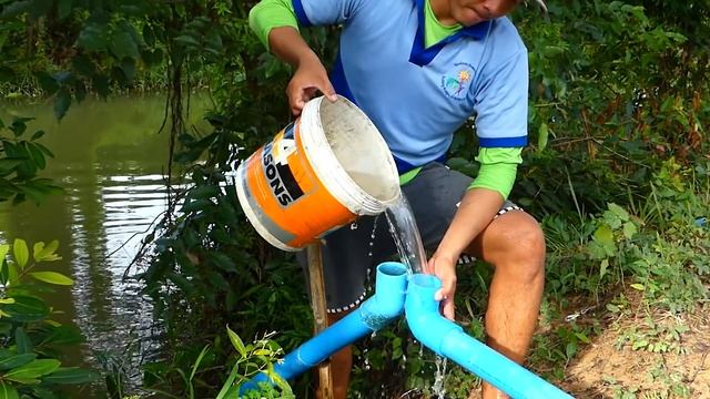 SIPHON SYSTEM: Free Energy Water Pump | Pump Without Electricity смотреть онлайн