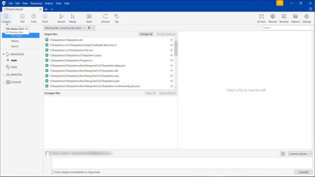 How to use SourceTree to clone GitHub Repository, Commit, push, fetch, Pull and Stash your code смотреть онлайн