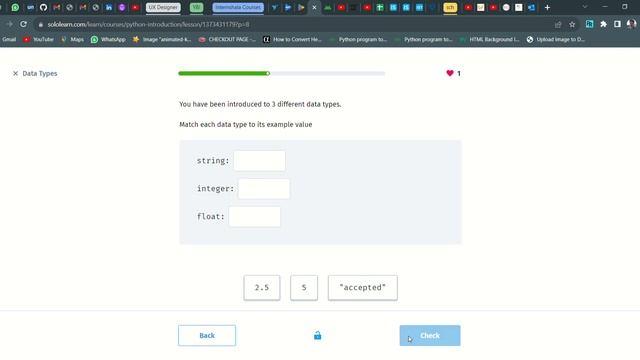 22 Data Types | Introduction to Python | Sololearn