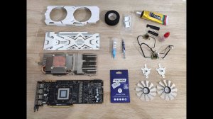 Обслуживание белой видеокарты Galax GTX 1080 ti exoc 11gb с полной разборкой. laird tputty 607