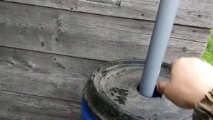 Сток воды с крыши, на быструю руку))