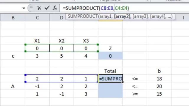 Solving Linear Programming Problems Using Microsoft Excel (Modified)