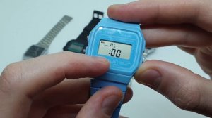 How to turn On and Off the Alarm on a Casio F91W | How to Set Alarm on a Casio F-91w