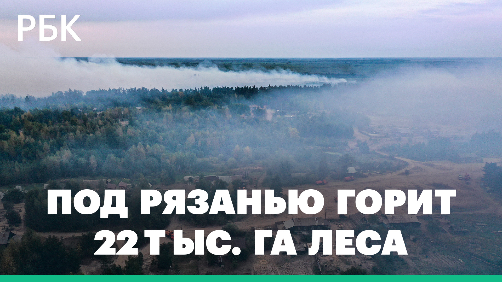 Площадь лесных пожаров в Рязанской области увеличилась. В МЧС утверждают, что все под контролем