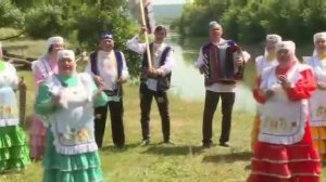 Ютазинский район село Абсалямово. народный фольклорный ансамбль "Сердәш" "Томән такмаклары".