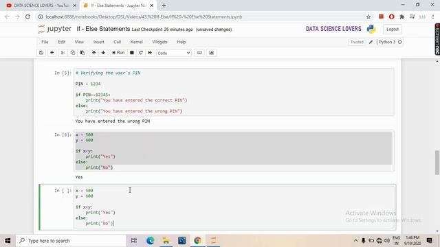 Basic Python Tutorial - 20 ... If Else | Python | Elif Statement | With Examples #python