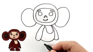 Как легко нарисовать ЧЕБУРАШКУ