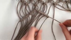 MAKROME YASTIK KILIFI YAPIMI  DIY Macrame Pillow_[360p].mp4