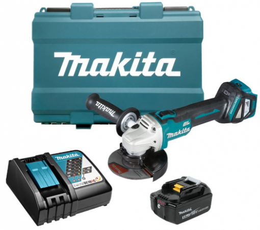 АККУМУЛЯТОРНАЯ УГЛОШЛИФОВАЛЬНАЯ МАШИНКА MAKITA DGA 511 RT (DGA511RT)