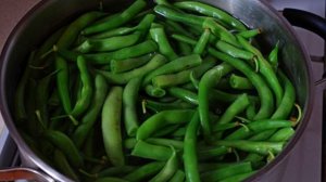 Жареная стручковая фасоль