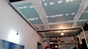 Парящий потолок из гипсы. Часть 3 (Финал)