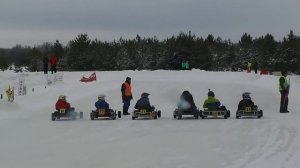 КАСИМОВ. СОРЕВНОВАНИЯ ПО КАРТИНГУ, ЗИМА 2019.