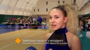 В спорткомплексе МГУ прошел чемпионат области по черлидингу