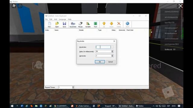 Como instalar un auto-cliker y auto-keyboard // Para farmear cuando estés AFK ROBLOX смотреть онлайн
