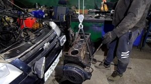Шок разбираем мотор шеви нива такого Вы не видели