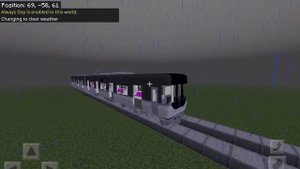 Minecraft bedrock edition realistic train addon download