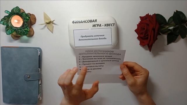 Идеи источников дополнительного дохода. Задание финансовой игры квеста.
