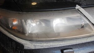 Полируем пластиковые фары Renault Laguna 2